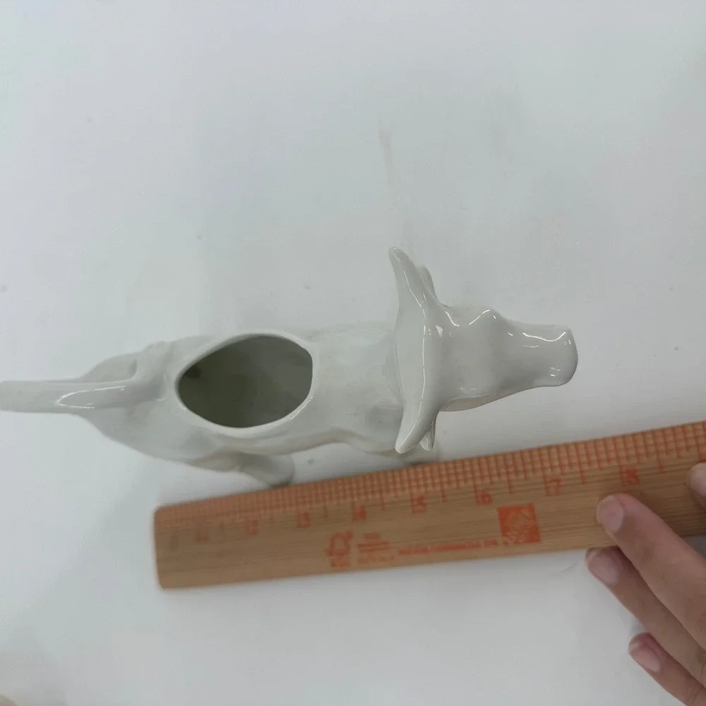 Cow Creamer‎ Pitcher Unisex OS White Ceramic Farmhouse Kitchen Decor